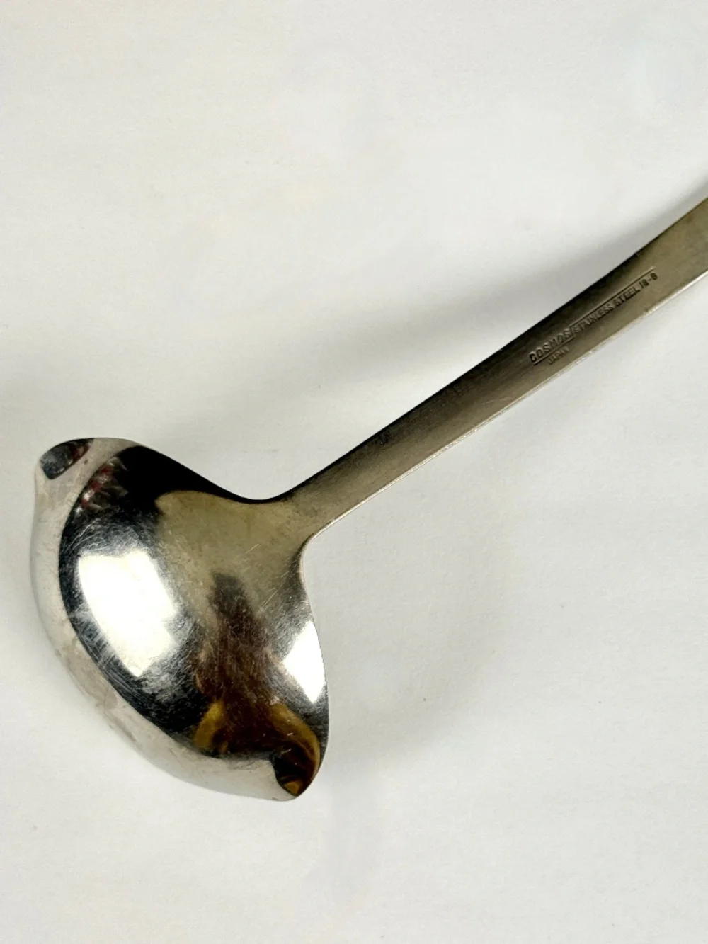 Vintage Cosmos CSM18 Stainless Steel Ladle Japan 18 8 Mid Century Modern EUC